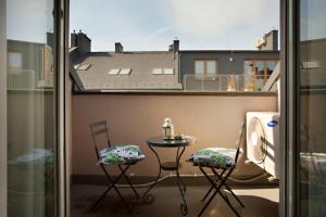 Balkón alebo terasa v ubytovaní Apartament Poddasze Artysty Mieszkanie Ozonowane