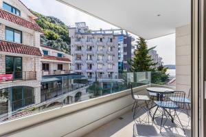 Balkón nebo terasa v ubytování Apartments LM RESIDENCE