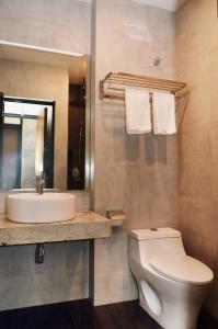Koupelna v ubytování De Luna Hotel Sri Petaling