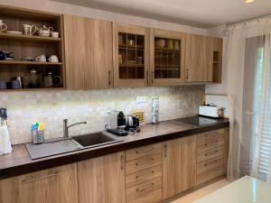 Køkken eller tekøkken på Villa Kerjanus