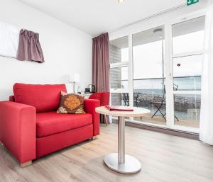 Istumisnurk majutusasutuses Hotel Duus by Keflavik Airport