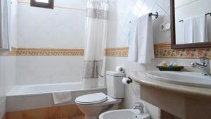 Koupelna v ubytování La Posada del Conde