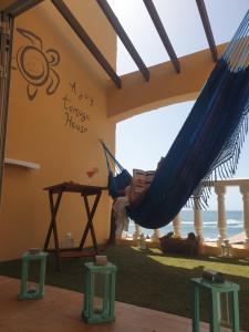 Balkón alebo terasa v ubytovaní Ajuy Tortuga House