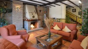 Posezení v ubytování La Posada del Conde