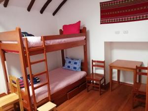 Postel nebo postele na pokoji v ubytování Carlos Guest House 3 Cusco