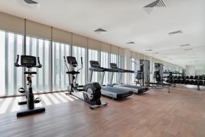 Fitness centrum a/nebo fitness zařízení v ubytování Millennium Executive Apartments Mont Rose