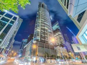 Nespecifikovaný výhled na destinaci Brisbane nebo výhled na město při pohledu z apartmánu
