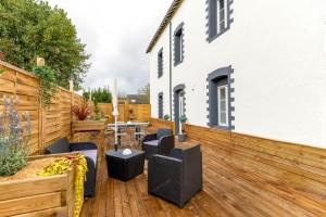 Balcon ou terrasse dans l'établissement Osemae Immobilier - Redon Port-Chatelêt