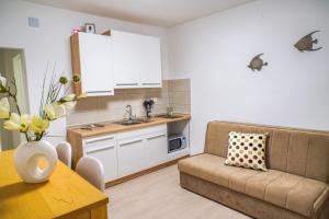 Kuchyň nebo kuchyňský kout v ubytování TayLa-Apartment Vodice