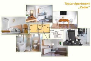 TV a/nebo společenská místnost v ubytování TayLa-Apartment Vodice