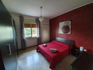 A bed or beds in a room at Villa Capriccio
