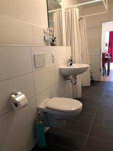 Koupelna v ubytování Newtown Apartments Bremen