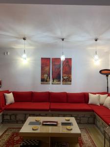 Posezení v ubytování Arachova Vip smart chalet-Villa Eva 1
