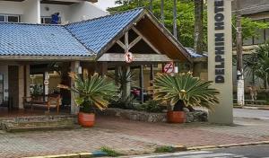 O edifício onde o hotel está situado
