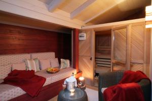 Posezení v ubytování Dolomit Boutique Hotel