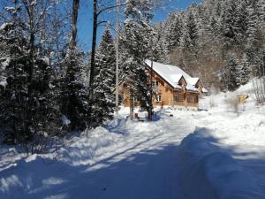 Chalet le Dorf v zimě
