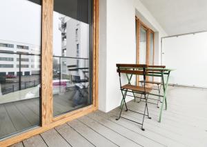Balkon lub taras w obiekcie Apartamenty Bałtycka6