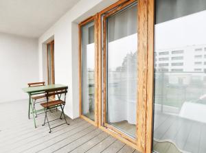 Balkon lub taras w obiekcie Apartamenty Bałtycka6