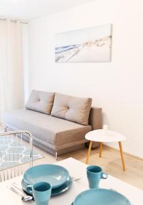 Część wypoczynkowa w obiekcie Apartamenty Bałtycka6