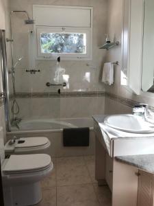 Koupelna v ubytování Villa Rosa Sitges