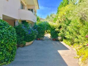 Zahrada ubytování Villa Rosa Sitges