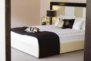 Postel nebo postele na pokoji v ubytování Griff Hotel Zalau