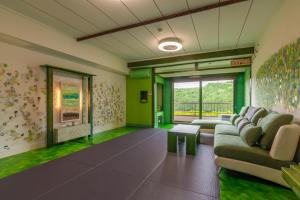 Posezení v ubytování Mashikokan Satoyama Resort Hotel