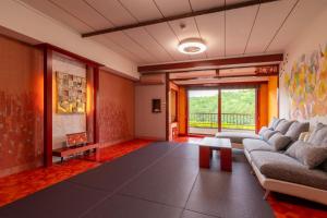 Posezení v ubytování Mashikokan Satoyama Resort Hotel