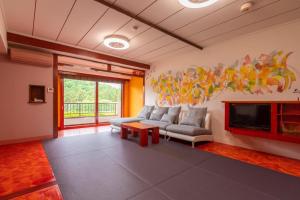 Posezení v ubytování Mashikokan Satoyama Resort Hotel
