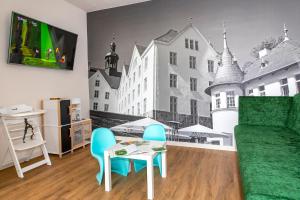 TV a/nebo společenská místnost v ubytování Lake House Plön