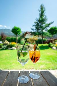 Nápoje v ubytování Der Tröpolacherhof Hotel & Restaurant