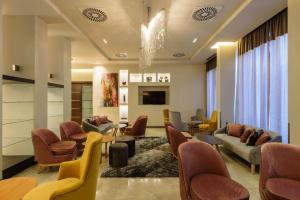 TV a/nebo společenská místnost v ubytování Park Hotel