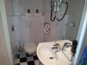 Koupelna v ubytování Hotel Baan