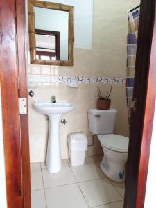 Ванная комната в Cocoa Inn Hostal
