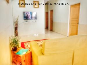 A television and/or entertainment centre at Homestay Anjung Malinja Private Pool Kedah