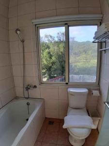 Koupelna v ubytování Hearty Homestay