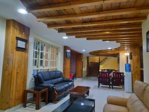 Zona d'estar a Hotel Green Valley Nagarkot