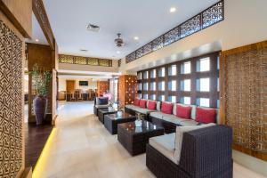 Posezení v ubytování VOUK Hotel and Suites Nusa Dua Bali