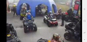 a group of people riding on atvs and motorcycles at PROKLETIJE HOTELL Same in Brezojevica