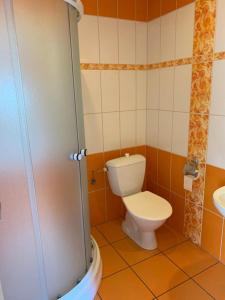 Koupelna v ubytování hotel Nautilus
