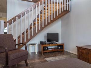 Et tv og/eller underholdning på Holiday Home Levähdys by Interhome