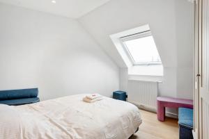 Кровать или кровати в номере Exclusive Penthouse in Ghent