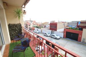 Balkón nebo terasa v ubytování casa en Masnou junto a playa y tren