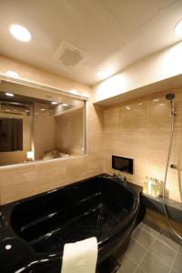 Koupelna v ubytování Roppongi Hotel S
