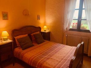 Postel nebo postele na pokoji v ubytování Le Castel Blanc