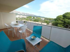 En balkong eller terrass på Apartment Residencial Mar by Interhome