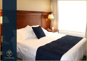 Postel nebo postele na pokoji v ubytování Hotel Florida