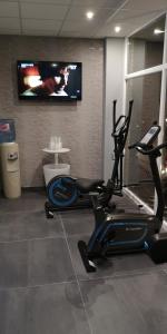 Fitness centrum a/nebo fitness zařízení v ubytování The Hotel Unforgettable - Hotel Tiliana by Homoky Hotels & Spa