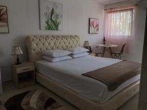 Postel nebo postele na pokoji v ubytování Apartmani Breze