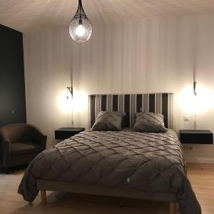 Ένα ή περισσότερα κρεβάτια σε δωμάτιο στο Le Chalet +20 φωτογραφίες
